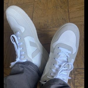 VEJA V-10 sneakers, mesh & leather EU45 US11.5